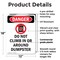 Signmission Do Not Climb In Or, 12 in W x Rectangle, Plastic OS-2PACK-DS-P-1218-V-2097 - alternate 7